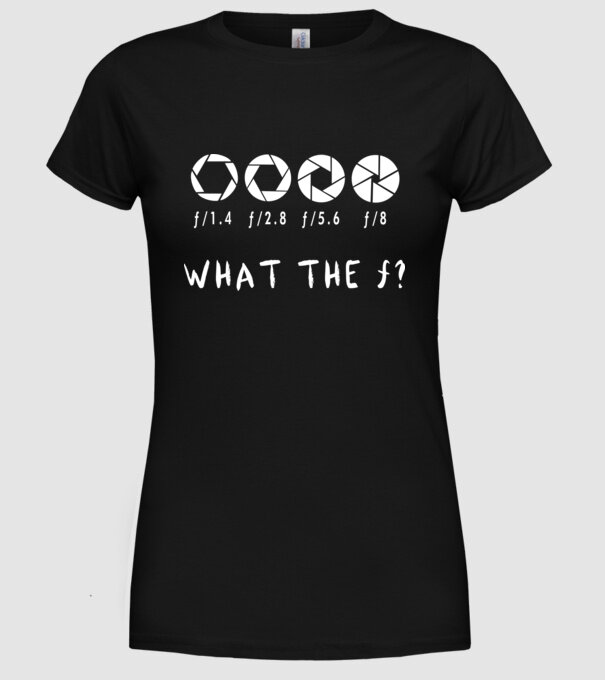 what the f model negru pe tricou
