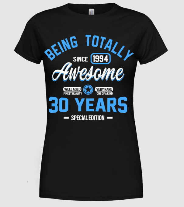 Being totally awesome 30 model negru pe tricou