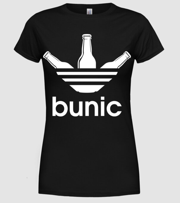 Bunicdidas model negru pe tricou