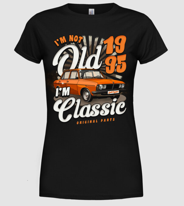 DACIA 1995 model negru pe tricou