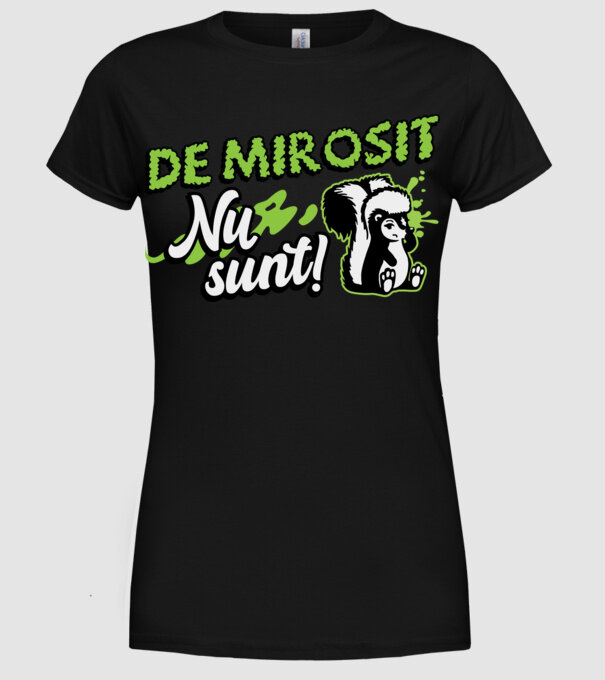 De mirosit nu sunt model negru pe tricou