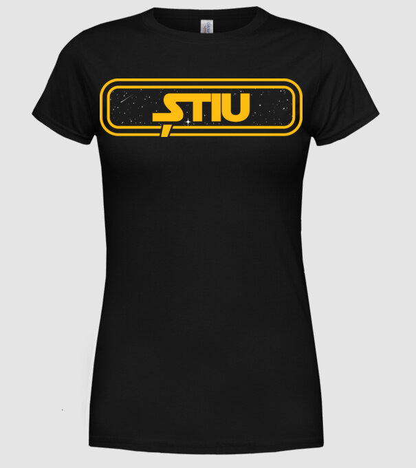 Starwars couple shirt model negru pe tricou