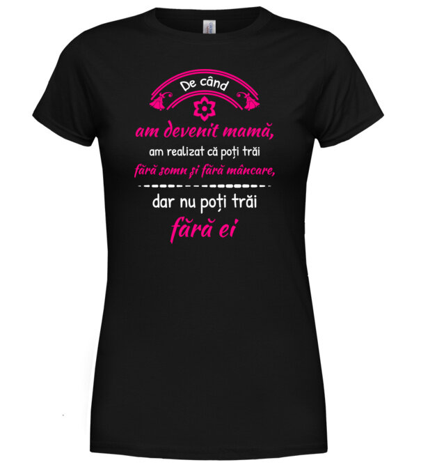  model  pe tricou