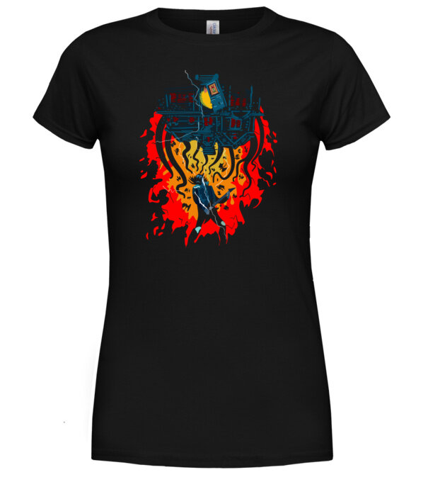  model  pe tricou