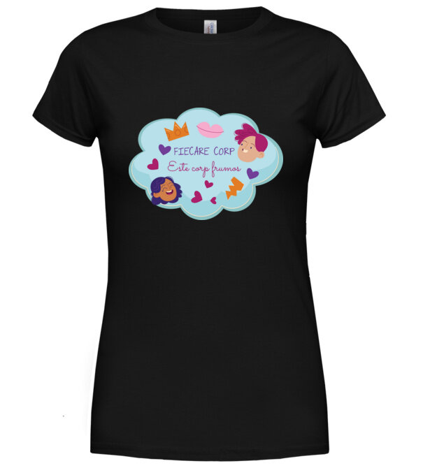  model  pe tricou