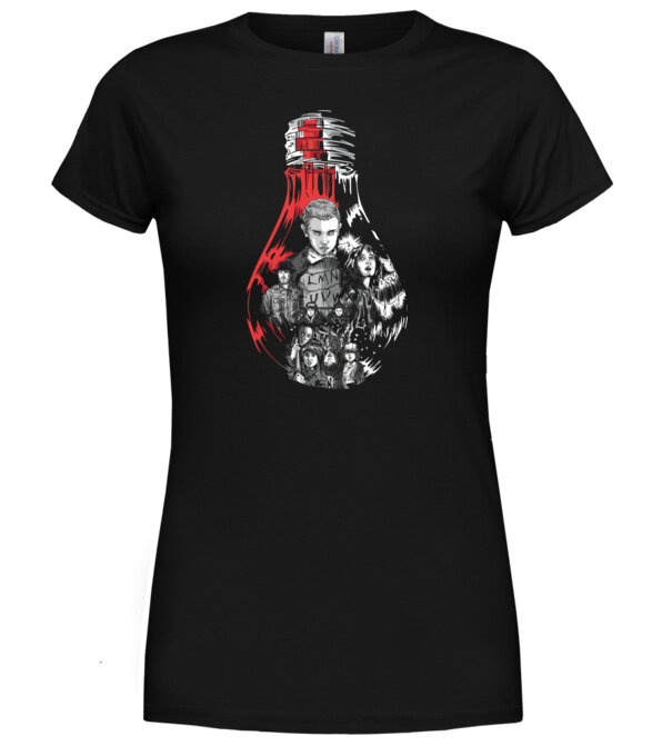  model  pe tricou