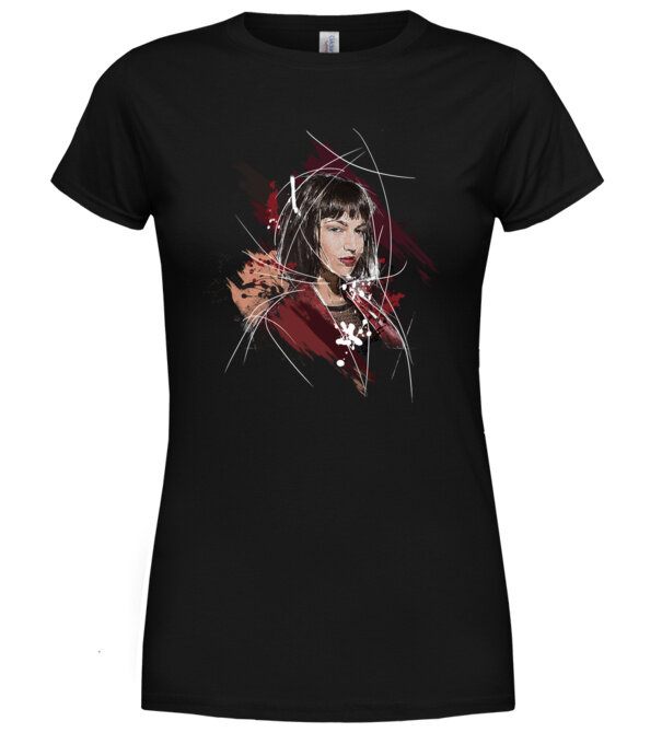  model  pe tricou
