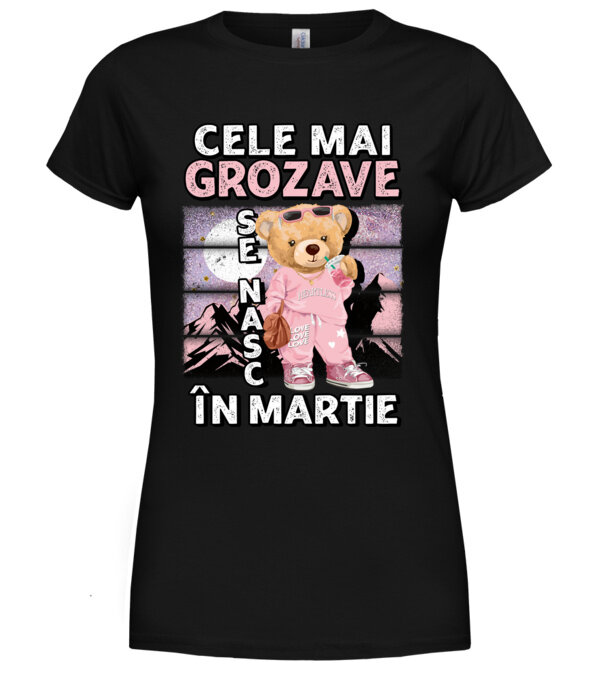  model  pe tricou
