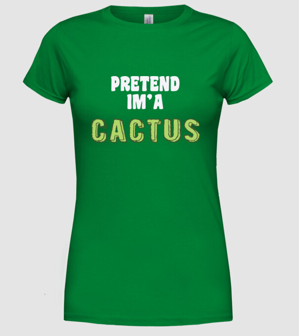 Cactus carnaval model verde pe tricou