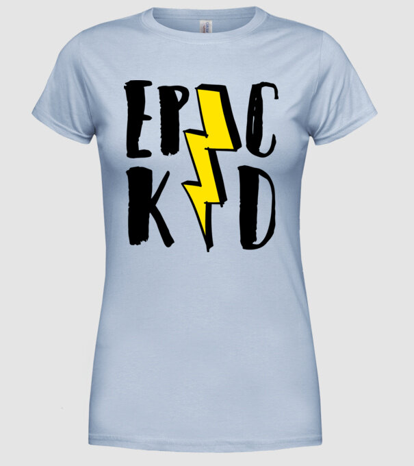 EpicKid model albastru deschis pe tricou