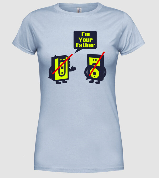 'I''m Your Father 1' model albastru deschis pe tricou