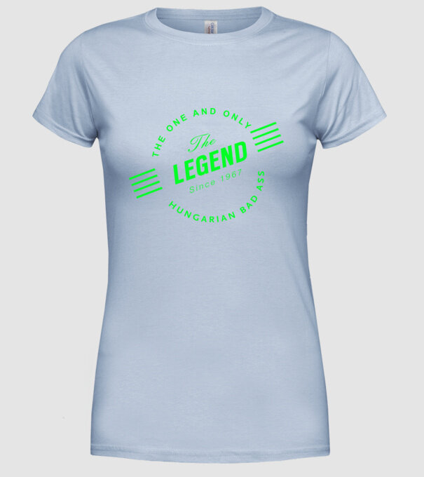 The one and only legend - 1967 model albastru deschis pe tricou