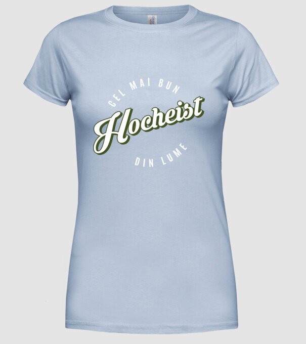 Cel mai bun Hocheist din lume model albastru deschis pe tricou