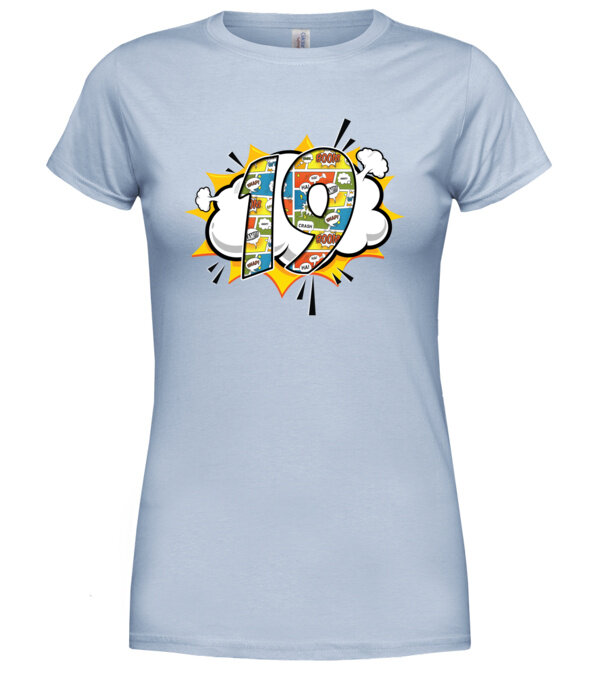  model  pe tricou