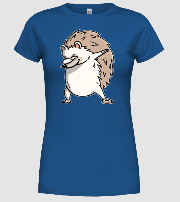 Arici DAB model albastru regal pe tricou