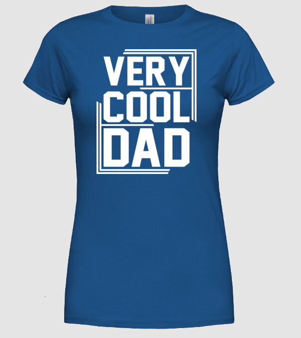 Very Cool Dad model albastru regal pe tricou