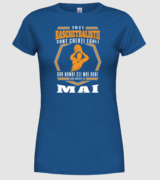 Toți baschetbaliștii sunt creați egali, dar numai cei mai buni sunt născuți în mai model albastru regal pe tricou