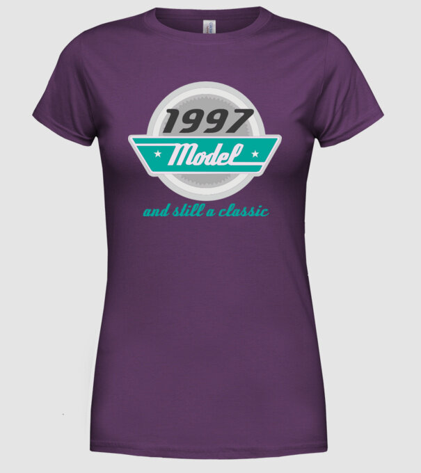 Model and still a classic - 1997 model mov pe tricou