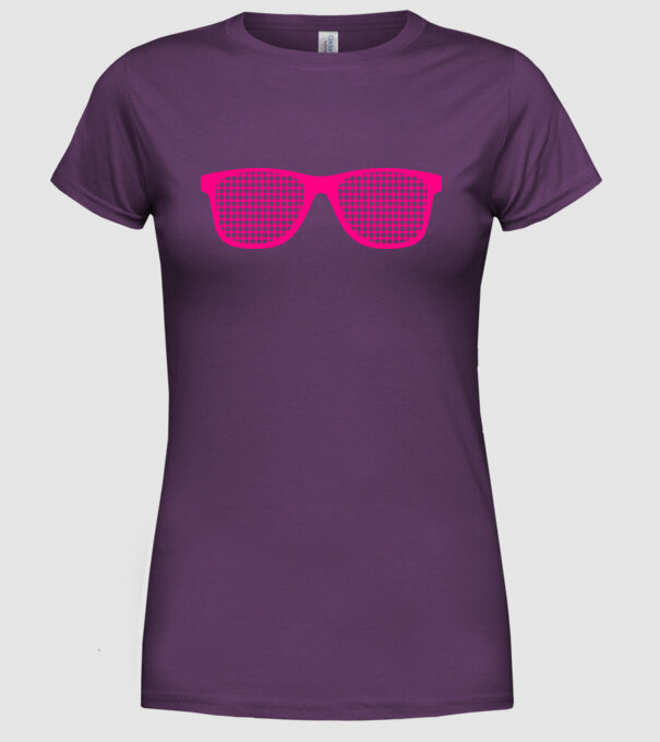 Ochelari model mov pe tricou