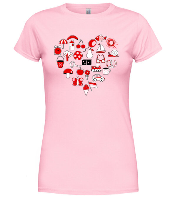  model  pe tricou