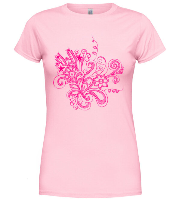  model  pe tricou