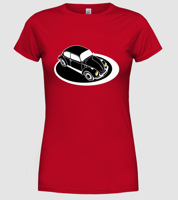 Insectă 3 culori model roșu pe tricou