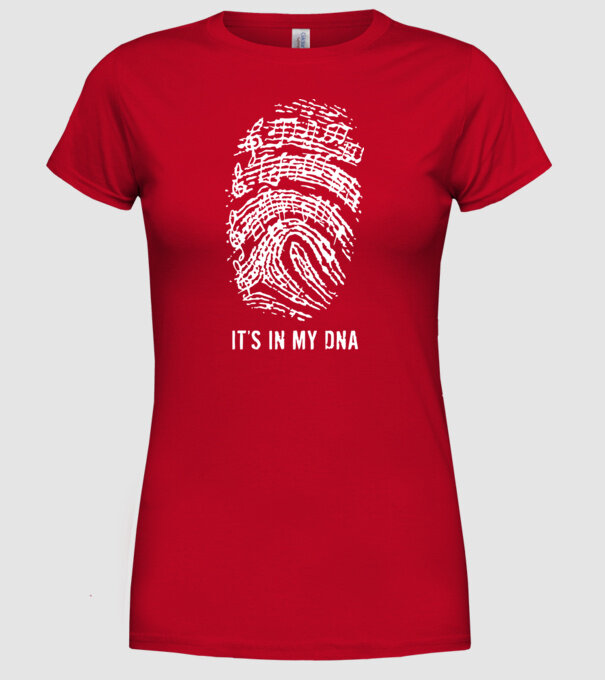 Its in my DNA model roșu pe tricou