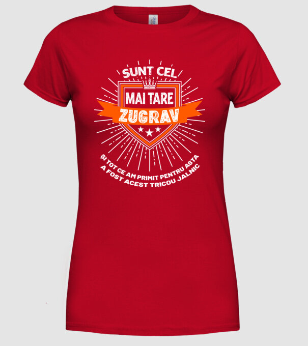 Sunt cel mai tare zugrav și tot ce am primit pentru asta a fost acest tricou jalnic model roșu pe tricou