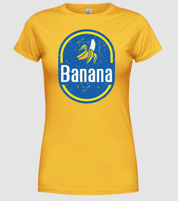 Banane carnaval model galben pe tricou
