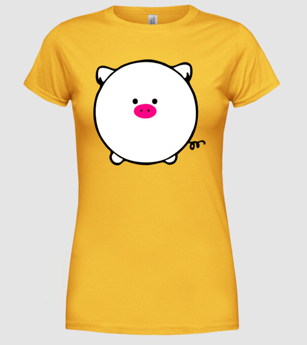 Purcel model galben pe tricou
