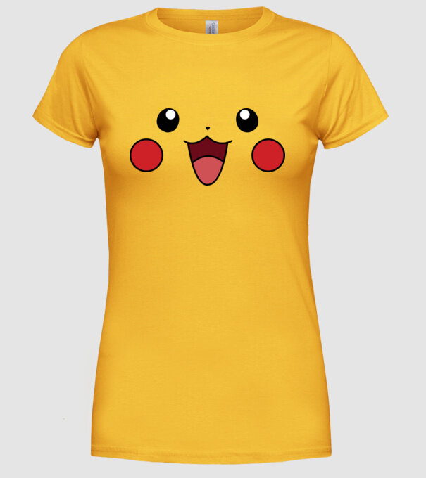 Pikachu model galben pe tricou