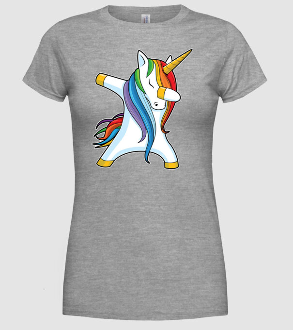 DAB Unicorn 2 model gri pe tricou