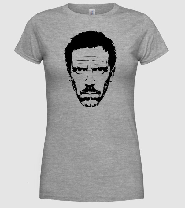 dr. house model gri pe tricou