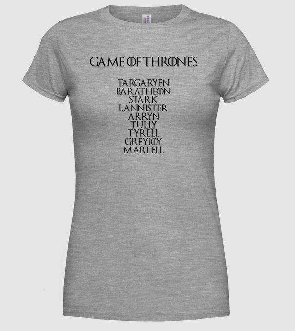 Game of Thrones model gri pe tricou