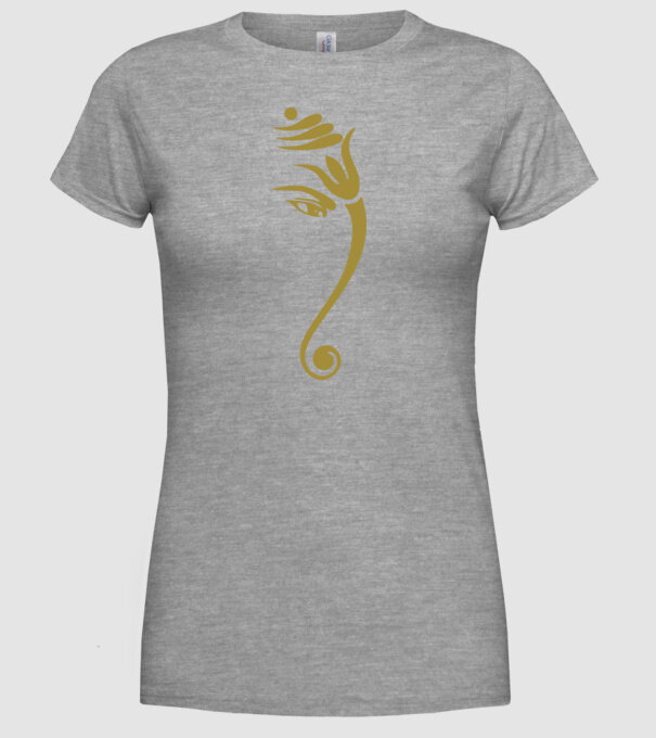 ganesha model gri pe tricou