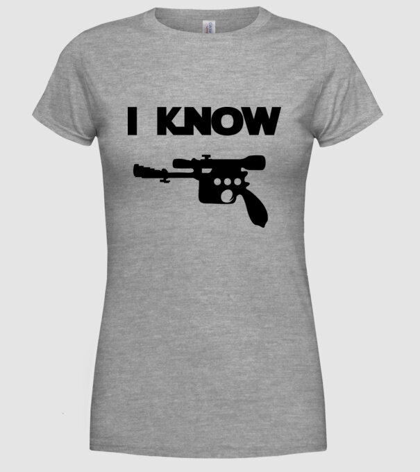 I know model gri pe tricou