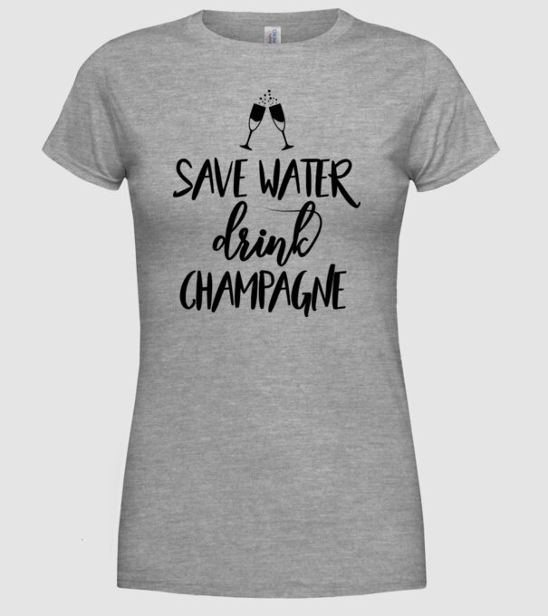 Bea șampanie model gri pe tricou