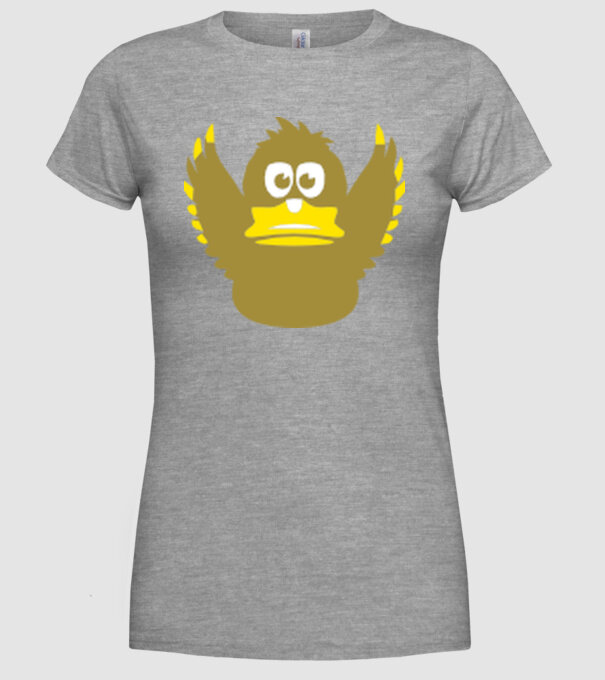 Rață model gri pe tricou