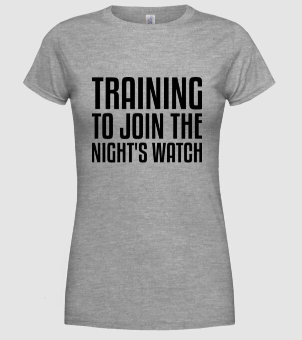 Training to join the nights watch model gri pe tricou
