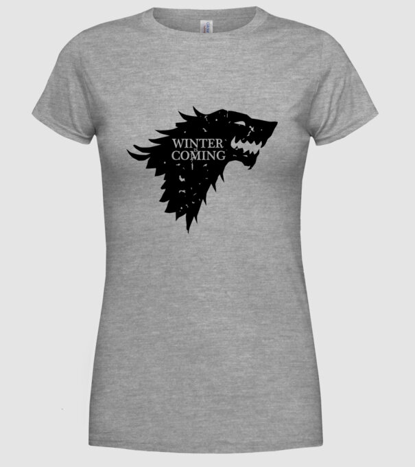 Winter is Coming model gri pe tricou