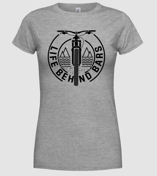 Life behind bars model gri pe tricou