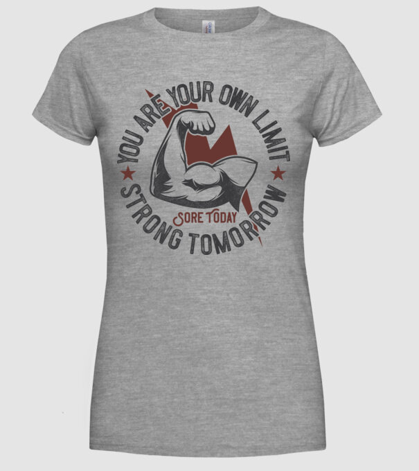 Sore Today model gri pe tricou