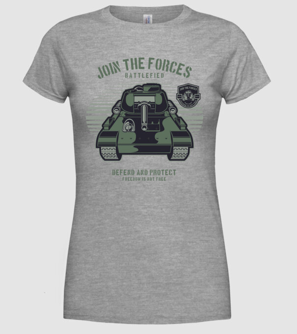 Tancuri model gri pe tricou