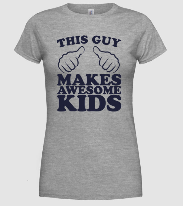 this guy makes awesome kids model gri pe tricou