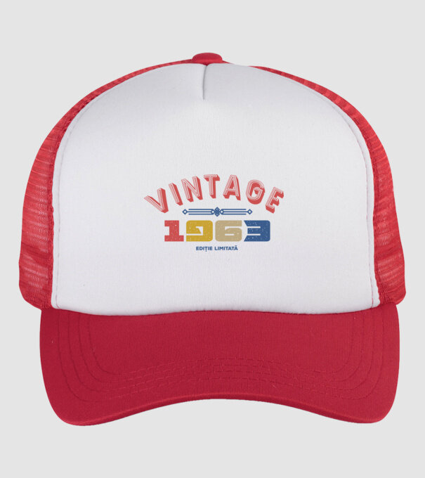 1963 Ediție limitată model alb/roșu pe tricou