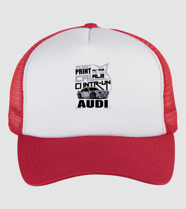 Acest prinț nu vine pe un cal alb, ci într-un Audi model alb/roșu pe tricou