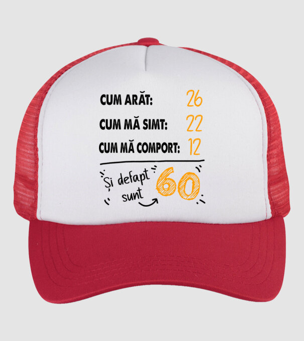 Aspect, senzație, comportament 60 Alb model alb/roșu pe tricou