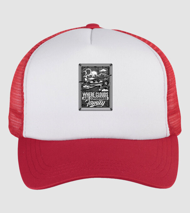 Avioane model alb/roșu pe tricou