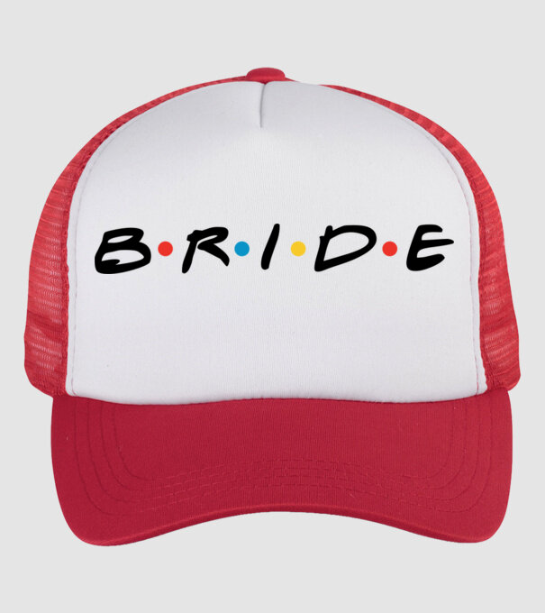Bride Friends style drk model alb/roșu pe tricou