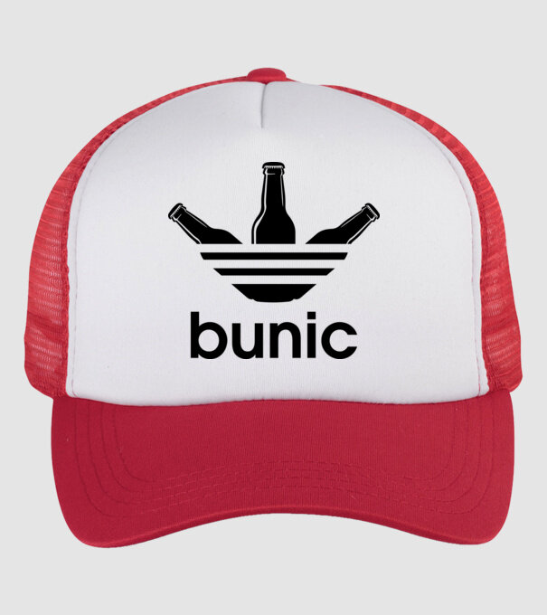 Bunicdidas model alb/roșu pe tricou